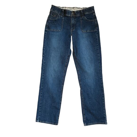 Liverpool Jeans Company Denim - Riders Stretch Denim Blue Jeans Size 12 (32 M) Comfort No Gap Waistband